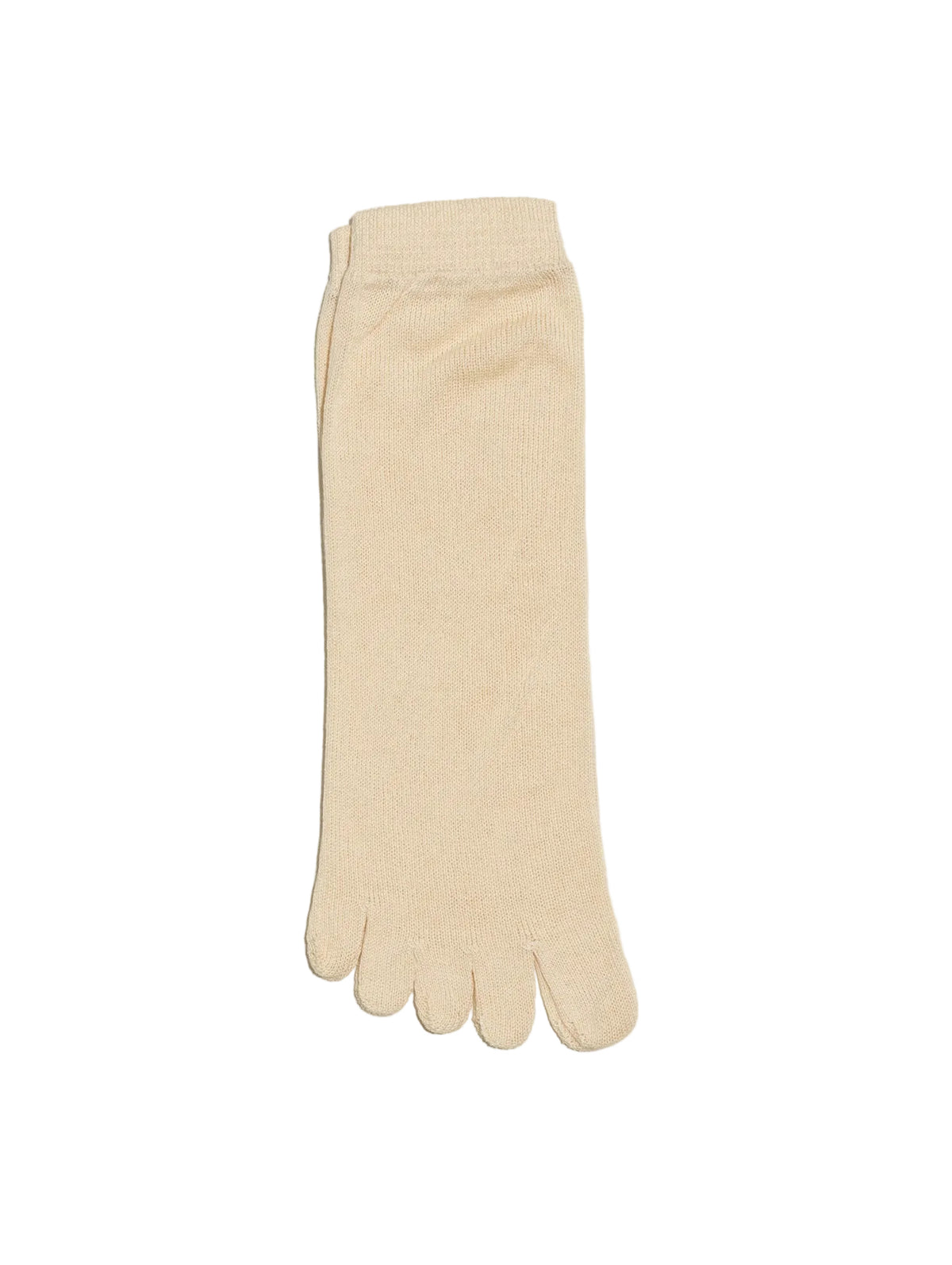 Set of 4 Japanese silk and cotton hietori layering socks, French Bull, detail 4