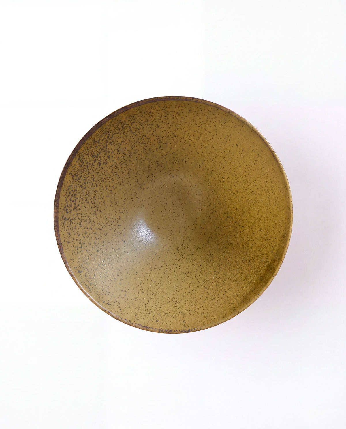 Handmade yellow ceramic big bowl by Korean ceramicist Choi Seong Cheol, detail 3