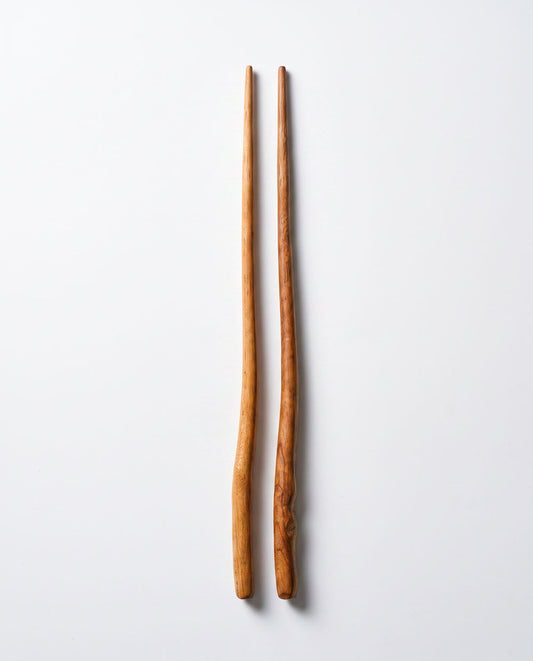 Handcarved solid teak wood chopsticks